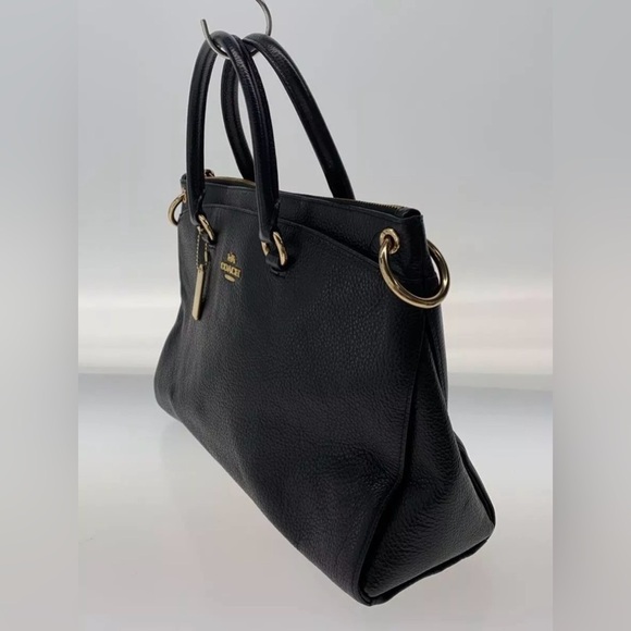 Coach Black Satchel with Gold Hardware NWT - Picture 2 of 8